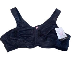 Comfort Choice Bra Womens Size 44B Front Close Wireless Posture Support NWT